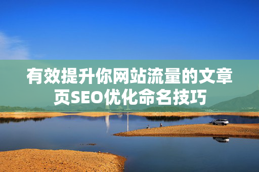 有效提升你网站流量的文章页SEO优化命名技巧