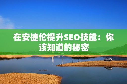 在安捷伦提升SEO技能：你该知道的秘密